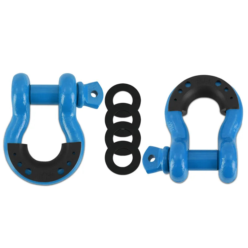 Borne Off-Road Bndr-BL Borne D-Ring Shackle Set Blue
