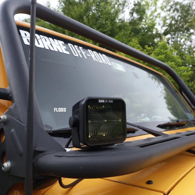 Borne Off-Road Bnlt-LP33-2F Light Pods 3x3 Flood - Kit of