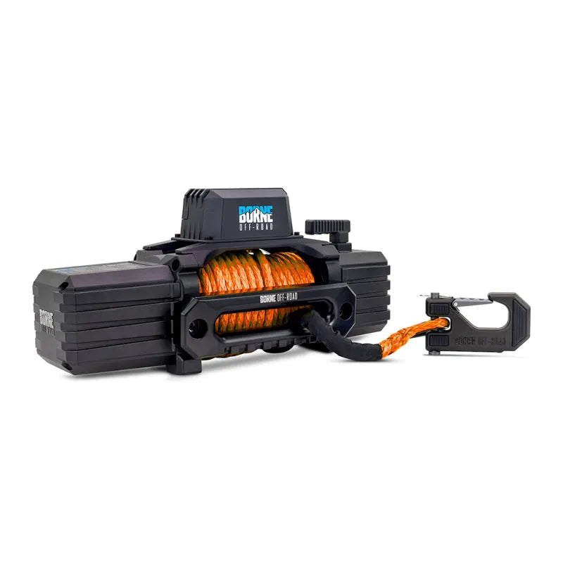 Borne Off-Road Bnwn-10-SOR 10K Winch - Orange Synthetic