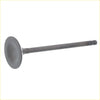 Bronco gray metallic engine intake valve with circular head and threaded stem for suzuki king quad 300 4x4