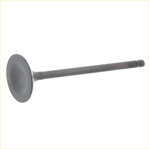 Bronco gray metallic engine intake valve with circular head and threaded stem for suzuki king quad 300 4x4