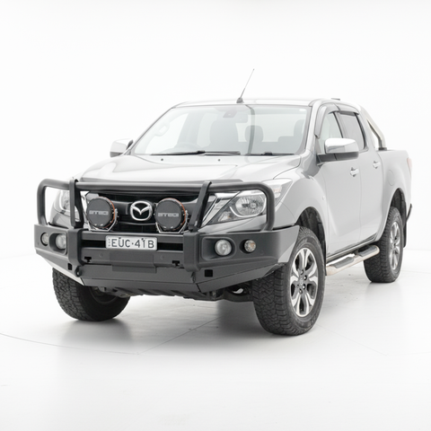 Rockarmor Elite Hoop Steel Bullbar - Mazda Bt-50 2011-2020 (Bumper Cut)