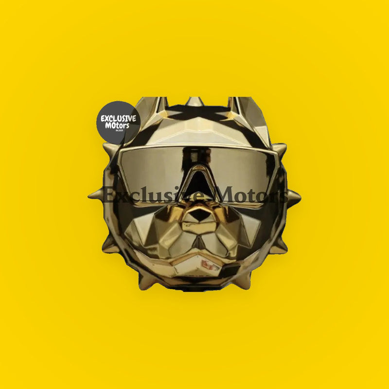 Bull Dog Air Freshener - Refillable Fragrance Dispenser - New Gold
