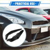 Black plastic front bumper cover trim pieces for nissan gt-r shown with bumper brackets covers for toyota highlander