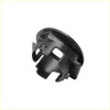 Black plastic bumper pdc parking sensor retainer holder with interlocking tabs for toyota 4wd ute offroad use