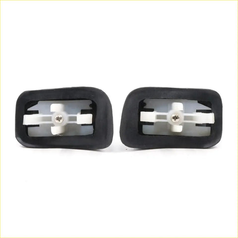 Black rubber car door handle covers with white plastic internal parts for bumper reflector toyota hilux 1997-2005 back side