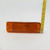 Orange rectangular amber led bumper turn signal light with textured lens and metal screws for Toyota Hilux 1988-1997