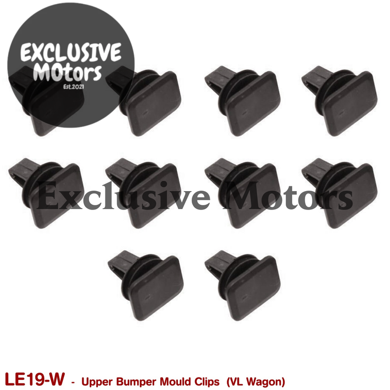 Holden Commodore VL Wagon Bumper Upper Mould Clips (1986-1988)