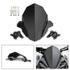 YAMAHA FZ 09 MT 09 2017-2020 Generic Windscreen Windshield Shield Protector Black