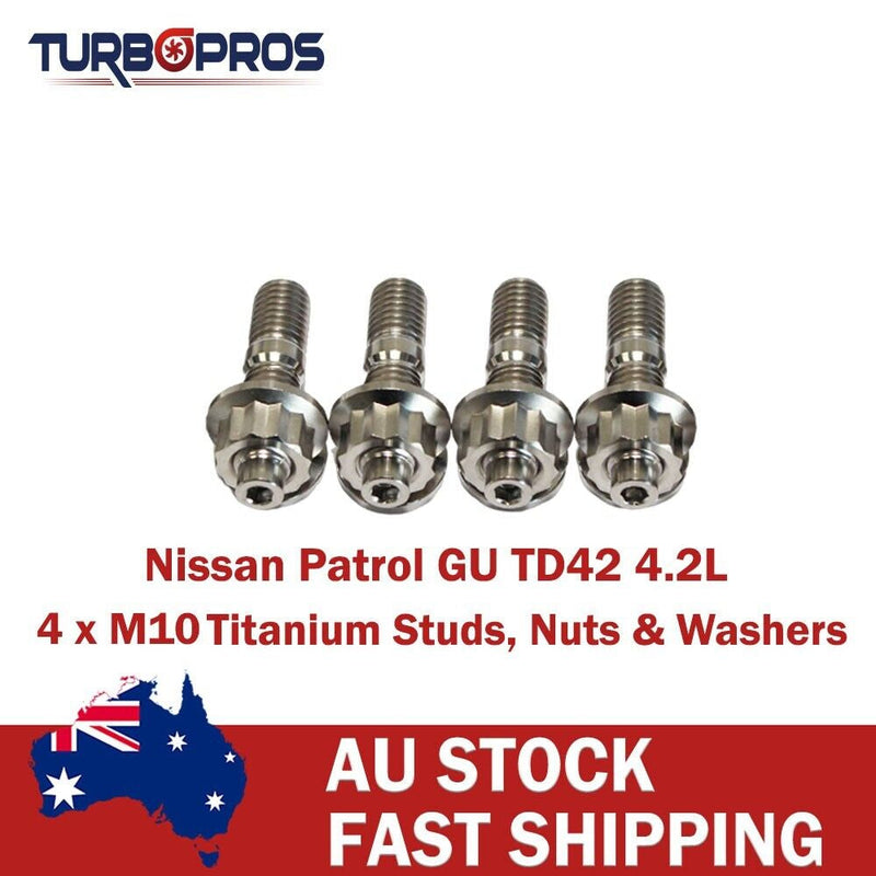 Nissan Patrol GU TD42 4.2L Titanium Turbo Charger Stud Kit