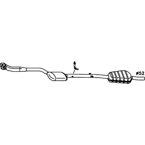 Redback PrExhaust Muffler C9400
