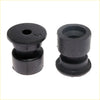 Black rubber cabin mounting bushings with cylindrical shape and central hole for toyota hilux 2004-2015