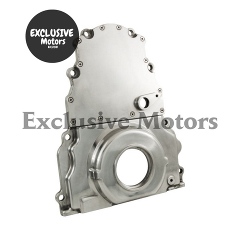 Holden / CHEV LS1 LS2 LS3 Polished Aluminum Timing Cover w/Cam Sensor (1997-2013)