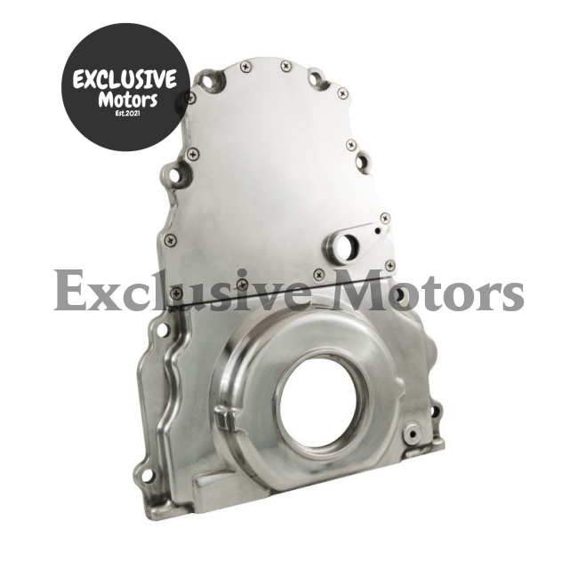Holden / CHEV LS1 LS2 LS3 Polished Aluminum Timing Cover w/Cam Sensor (1997-2013)