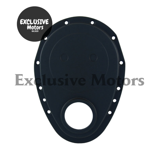Chevrolet SBC Small Block Timing Cover Black Aluminum (1955-2003)