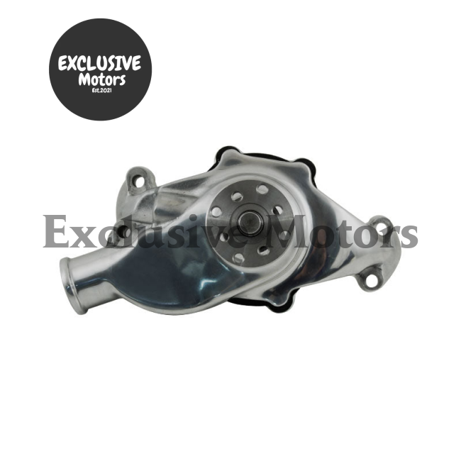 Chevy Small Block Short Water Pump Polished Aluminum (1955-1995)