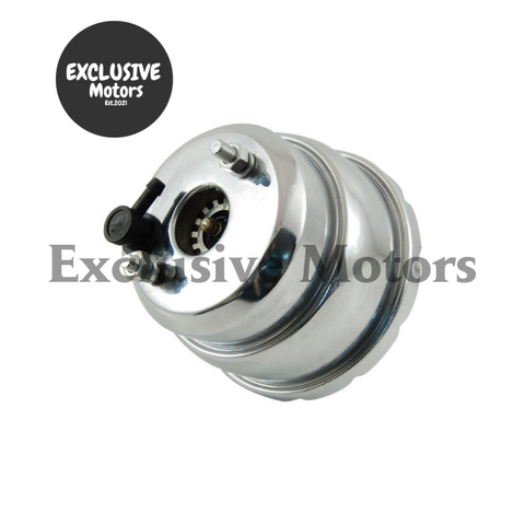 7" Chrome Dual Diaphragm Brake Booster