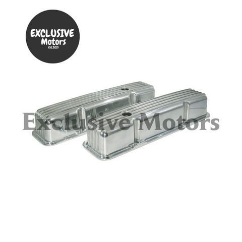 Chevy SBC 283-400 Finned Aluminum Valve Covers Tall (1955-2003)