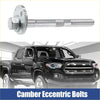 Silver metallic camber adjusting eccentric bolt with hex head for toyota 4wd ute offroad use 2000-2023
