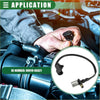 Black automotive crankshaft position sensor with metallic tip and plastic housing for toyota t100 1993-1998 shown in inset view