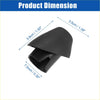 Black rubber car door handle cover with smooth rounded exterior fits toyota fj cruiser 2007-2014 car antenna ornament