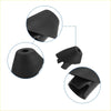 Black rubber ski pole tip caps shown on the back side for car antenna ornament toyota fj cruiser 2007-2014 black