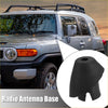 Black rubber radio antenna base for toyota fj cruiser 2007-2014 shown from back side in black color