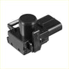 Black plastic rear parking sensor with cylindrical lens and rectangular connector for toyota 4wd ute offroad use