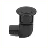 Black plastic rear parking sensor with circular top and angled housing for toyota hiace car bumper reverse assist