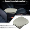 Beige neoprene car center console armrest cover pad for toyota land cruiser 2008-2021 with soft cushioned top
