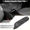 Black pu leather car center console cover pad with carbon fiber texture for Toyota CHR 2020-2022