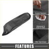 Black carbon fiber textured car seat armrest cover for toyota chr 2020-2022 center console protection