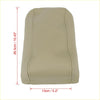 Beige leather car center console lid armrest cover with stitched detailing for toyota 4runner 1996-2002