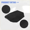 Black faux leather car center console armrest cover with textured surface and stitched edges for toyota prius 2004-2009