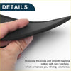 Black moderately thick car door anti kick pad protector for toyota avalon 2019 with smooth edges and soft texture