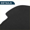 Black textured car door anti kick pad sticker protector with stitched edge for toyota land cruiser floor mat