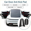Black car door anti kick pad sticker protector for Toyota RAV4 2013-2019 with sleek durable design