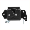 Black metal car door tailgate lock actuator motor latch with rectangular body and side brackets for toyota sequoia