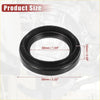 Black rubber car engine crankshaft oil seal for toyota 4runner with smooth outer ring and textured inner surface
