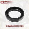 Black rubber oil seal with metallic inner ring for toyota 4runner crankshaft engine use 1987-2009