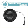 Black durable abs plastic fuel tank cap with molded handle and safety warnings for toyota matrix 2003-2008