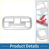 Silver metallic abs car front row headlight trim bezel for toyota sienta 2022 2023 with rectangular cutouts
