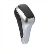 Silver and black carbon fiber textured car gear shift knob with sleek modern design for Toyota Tundra and 4Runner