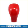 Vibrant red glossy plastic car gear shift lever cover with smooth ergonomic design for toyota tacoma 2020-2023