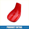Shiny red plastic car side mirror cover shown from the back for toyota tacoma gear shift lever 2020-2023
