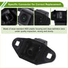 Black abs plastic car park assist rearview camera with clear-definition lens for toyota land cruiser 2008-2015 back view