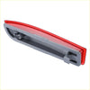 Red and gray plastic car rear bumper reflector light covers with sleek curved design for Toyota RAV4 2013-2018