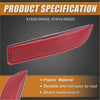 Red plastic car rear bumper reflector light cover with textured surface for toyota RAV4 2013-2018 side marker light