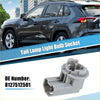 Gray plastic tail lamp light bulb socket with molded design for secure fit for toyota rav4 2019-2023 back side view