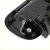 Black plastic car tailgate latch handle cover with integrated mounting hardware for 2000-2006 toyota tundra truck
